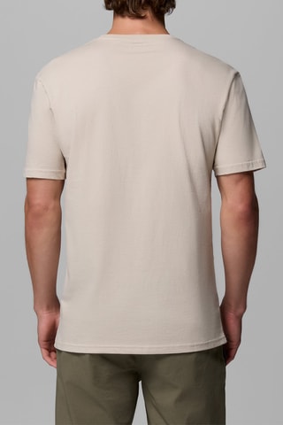 Camiseta de algodón orgánico CSC Basic Logo™ - Marrón claro