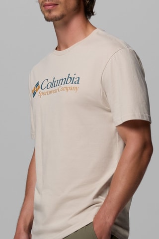 Camiseta de algodón orgánico CSC Basic Logo™ - Marrón claro