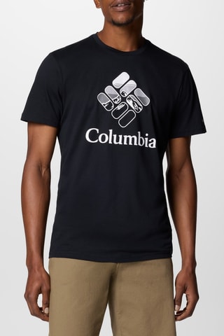 Camiseta de algodón orgánico Rapid Ridge™ - Negro