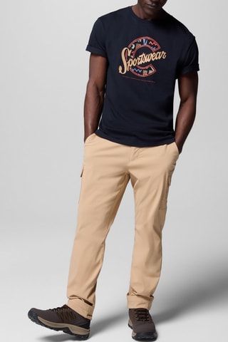 Camiseta de algodón orgánico Rapid Ridge™ - Negro