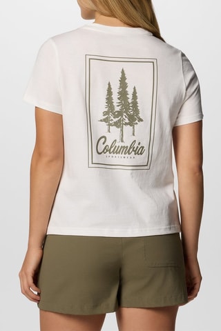 Camiseta regular fit de algodón orgánico Rolling Bend™ - Blanco