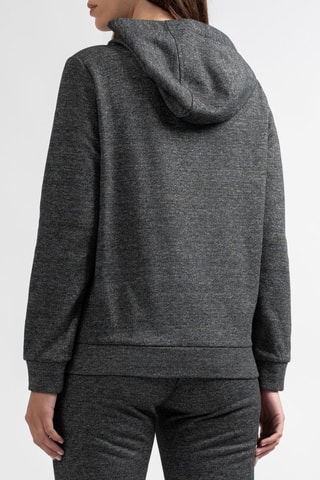 Sudadera con capucha Daelin - Negro jaspeado - Sun Valley