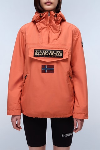 Sudadera con capucha Rainforest - Naranja y negro - Napapijri