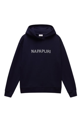Sudadera con capucha Balees - Celeste - Napapijri