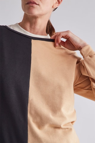 Sudadera - Negro y camel - South Beach