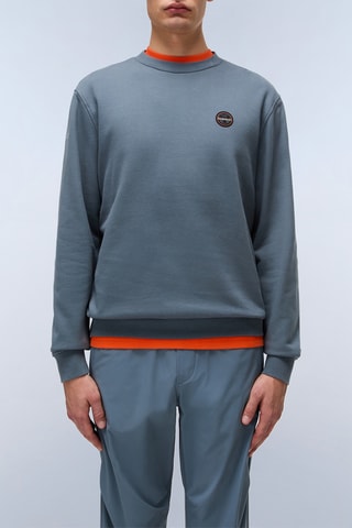 Sudadera B Badge - Gris oscuro - Napapijri
