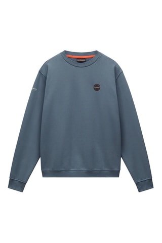 Sudadera B Badge - Gris oscuro - Napapijri