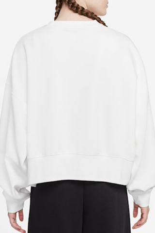 Sudadera corta polar - Blanco - Nike