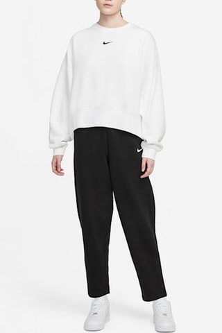 Sudadera corta polar - Blanco - Nike