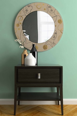 Espejo - 58 cm - Beige