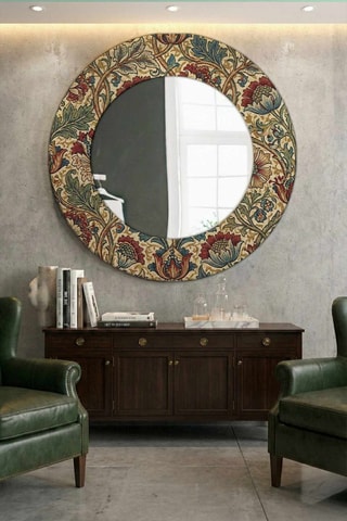 Espejo - 58 cm - Beige