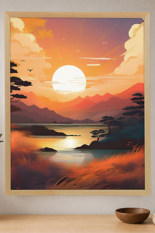 Quadro in legno - 70 x 95 cm