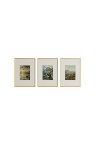 3 cuadros de madera - 20 x 30 cm