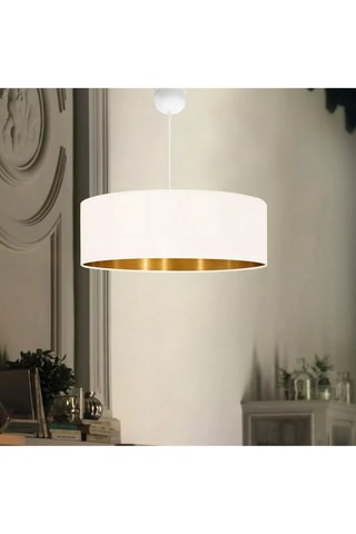 Lámpara de techo LED Ayd - Beige y dorado - 9 W