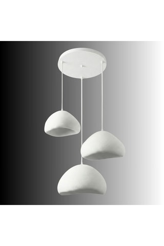 Candeeiro suspenso - Branco - 3 x 40 W