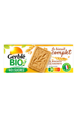 6 x Sablé l'authentique complet bio - Vanille - 6 x 4 sachets