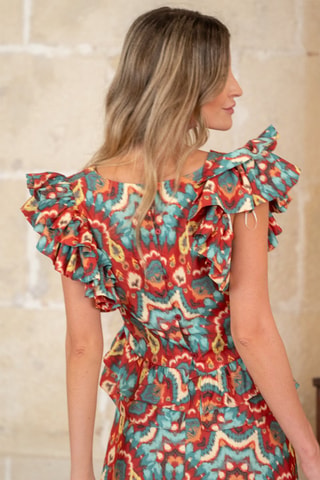 Top - Rood - Rood en blauw