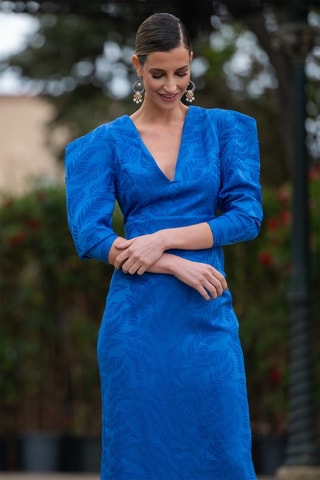 Midi-jurk - Blauw - Blauw