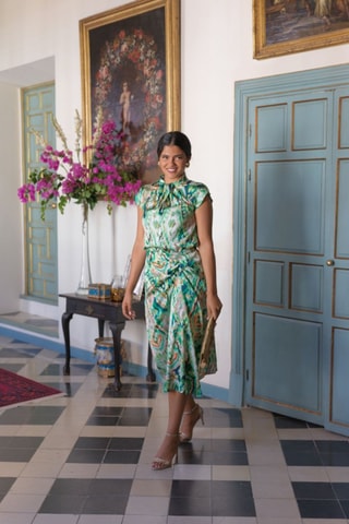Rok - Groen - Groen en roze