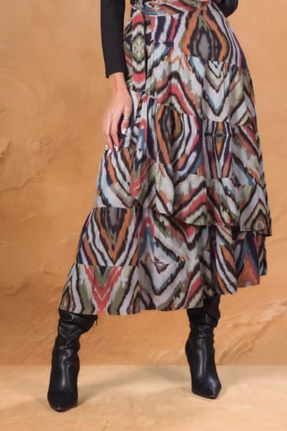 Lange Rok - Multicolor - Multicolor