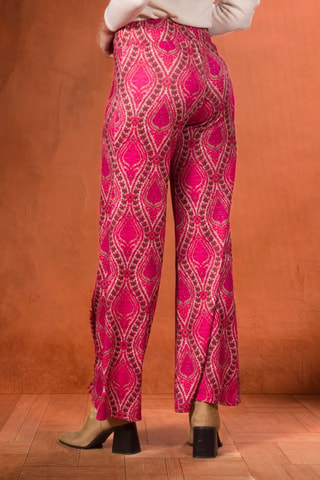 Broek Wide Legs - Fuchsia - Roze