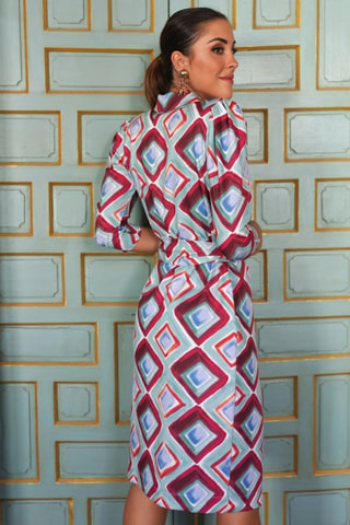 Wikkeljurk - Rood - Wit, rood en blauw