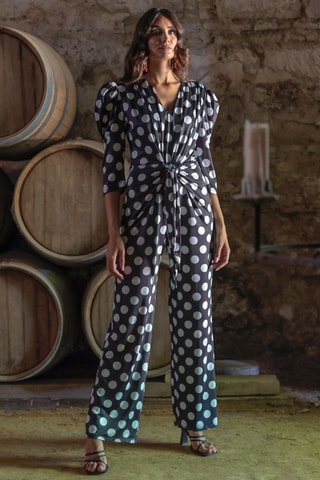 Jumpsuit - Zwart - Zwart en wit