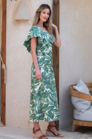 Top - Groen - Wit en groen