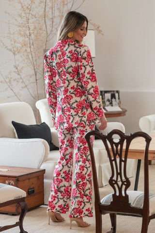 Broek - Wit - Wit en roze