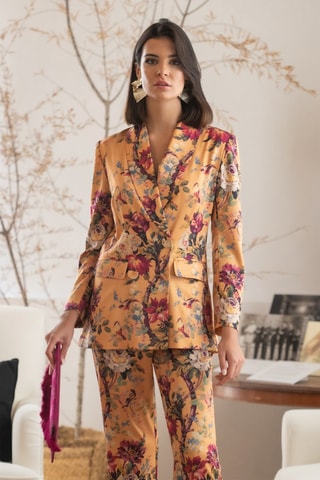 Blazer - Oranje - Oranje en roze