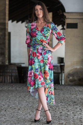 Wikkeljurk - Groen - Groen en roze