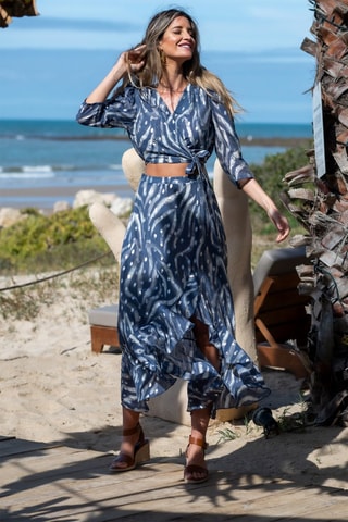 Top - Blauw - Wit en blauw