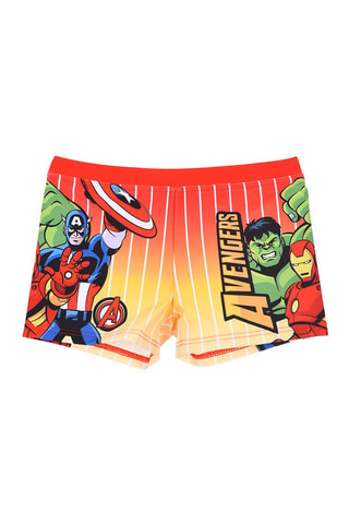 Bañador estilo bóxer dip-dye Los Vengadores Marvel - Rojo