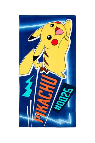 Toalla de playa Pikachu Pokémon - Azul