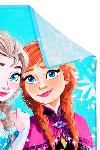 Toalla de playa Elsa y Anna Frozen Disney - Azul