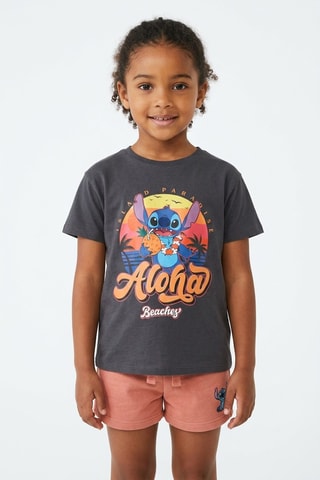 Camiseta Stitch Lilo y Stitch Disney - Gris