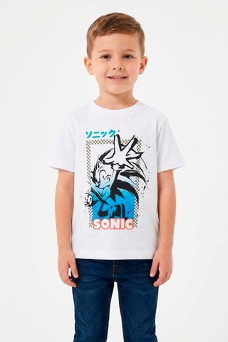 Camiseta Sonic - Blanco