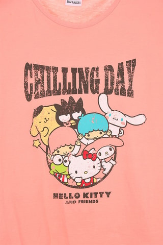 Camiseta Hello Kitty Sanrio - Rosa