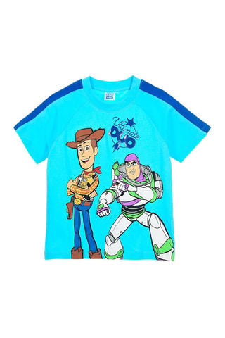 Camiseta Buzz Lightyear y Woody Toy Story Disney Pixar - Azul