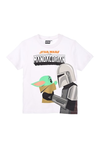 Camiseta The Mandalorian Star Wars - Blanco