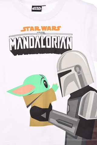 Camiseta The Mandalorian Star Wars - Blanco