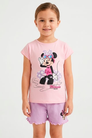 Camiseta y short Minnie Disney - Rosa
