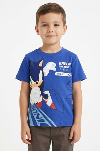 Camiseta Sonic - Azul