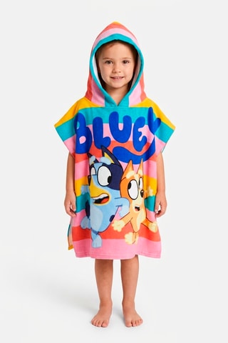 Capa de baño con capucha Bluey y Bingo Bluey - Multicolor