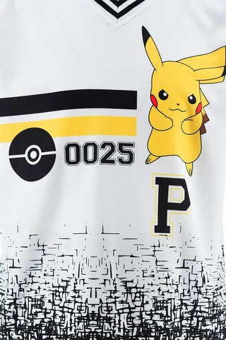 Camiseta y short Pikachu Pokémon - Blanco
