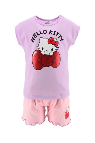 Camiseta y short Hello Kitty Sanrio - Violeta