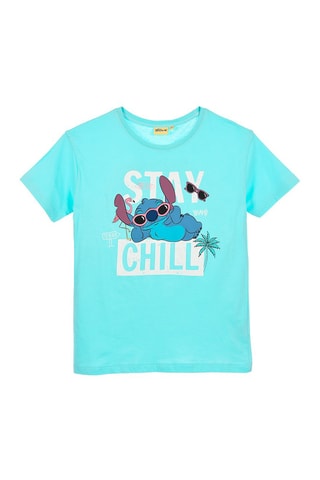 Camiseta Stitch Lilo y Stitch Disney - Turquesa