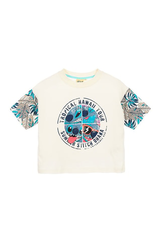 Camiseta Stitch Lilo y Stitch Disney - Blanco