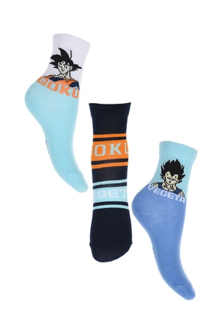 3 pares de calcetines Dragon Ball Z - Multicolor