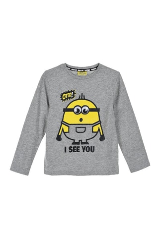 Camiseta Los Minions - Gris